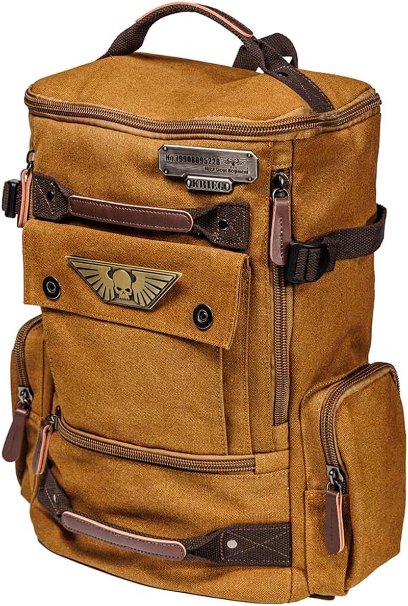 Starforged Astra Militarum Death Korps of Krieg Siege Regiment Backpack Warhammer 40K Computer Bag, Brown, Medium, Classic image number 1