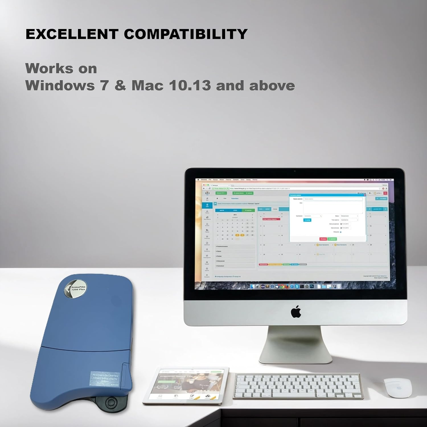 Pacific Image Electronics Primefilm 7250 plus Film Scanner. All Manual Operation, 35Mm or 135 Film & Slide Scanner. Faster Scan Speed. 7,200 Dpi/48-Bit True Color. 3.9 Dynamic Range. Mac/Pc. image number 5