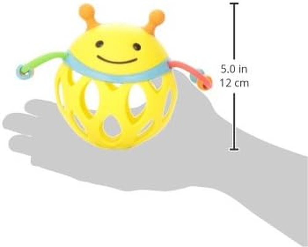 Skip Hop Explore and More Roll around Rattle Toy, Bee image number 3