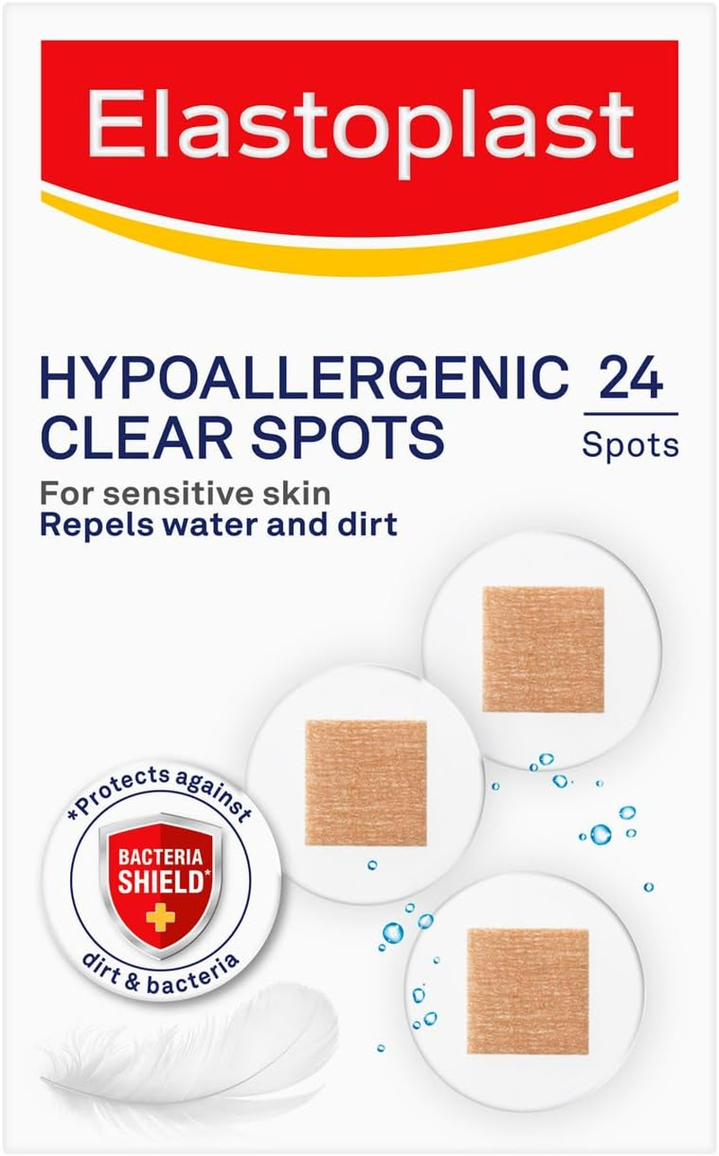Elastoplast Hypoallergenic Clear Spots Plasters 24 Pack image number 5