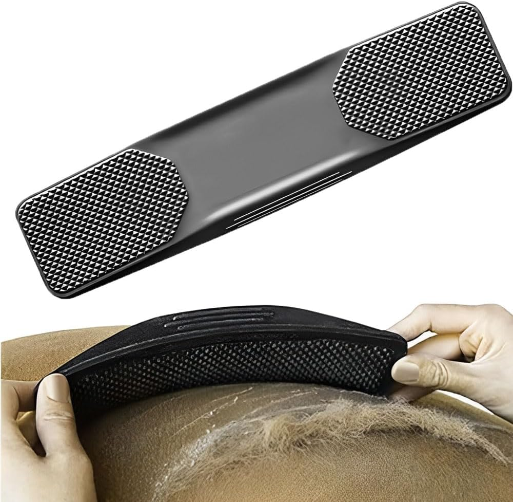 LATRAT Horse Brush, 6 in 1 Brush Horse in Rubber, Removal of Loose Hair on Horses from Horse Brush, Groomer for Horses, Pets, Dogs Massage Comb Grooming