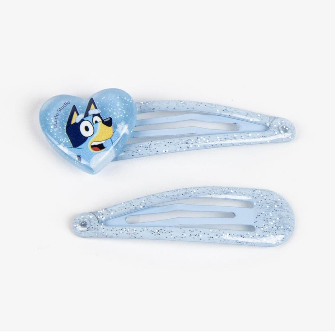 CERD&Aacute; LIFE'S LITTLE MOMENTS, Bluey Hair Accessories, Hair Clips Girls, Hair Clip Children for Girls, Hair Accessory Set, Perfect as a Bluey Gift, Pack of 4 image number 2