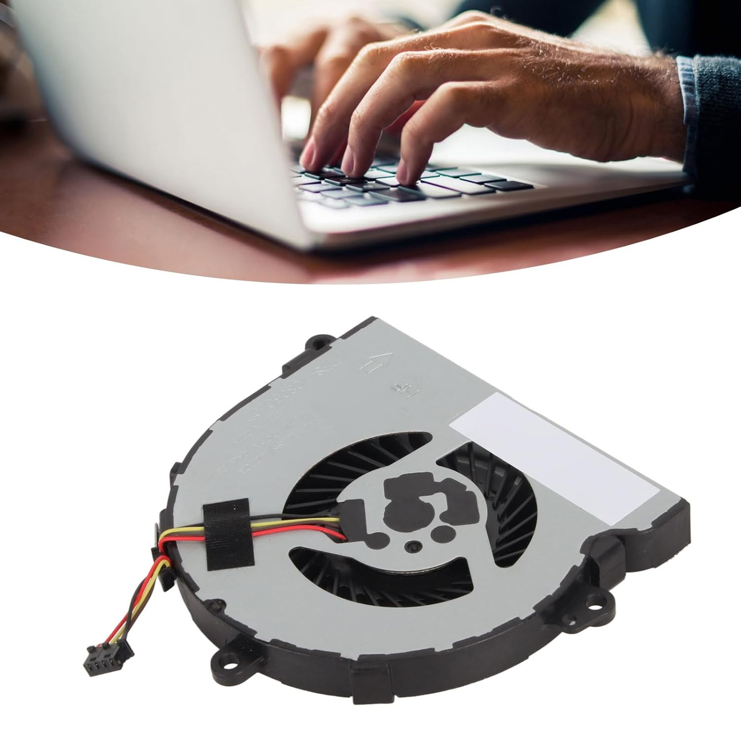 CPU Cooling Fan for 15 DA 15 DB 15 DI 15 DR 15Q DX 15T DS 250 255 256 G7 Laptop Replacement Quiet CPU Air Cooler, 4Pin Connector Fast Heat Dissipation image number 3