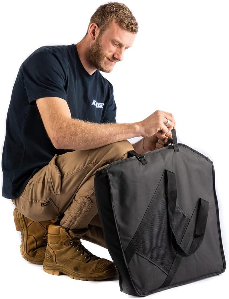 KINGS Portable Stainless Steel Folding Firepit 42 X 42 Cm Height 32Cm Has Baseplate and Storage Bag image number 6