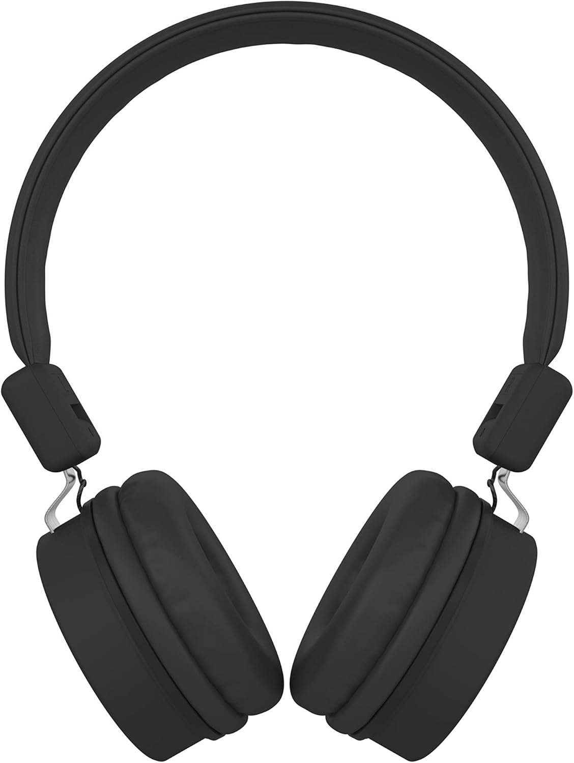 Kitsound Brooklyn Lightweight Foldable Wired On-Ear Headphones, Black image number 5