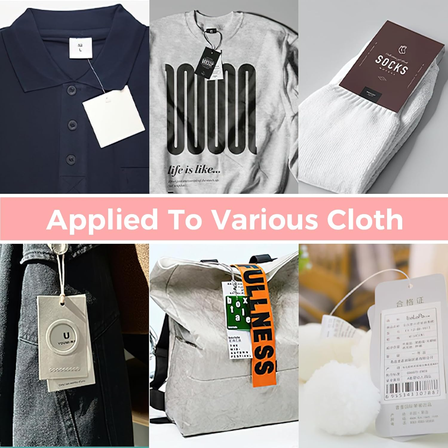 Stitch Gun,Tagging Gun for Clothing, Fine Stitch Mini Stitch Gun for Clothes,Quick Clothing Fixer,Hemming Sewing Tool Kit with 5 Needles,Includes 1000 Fasteners, Great for Garment Repair (Pink) image number 2