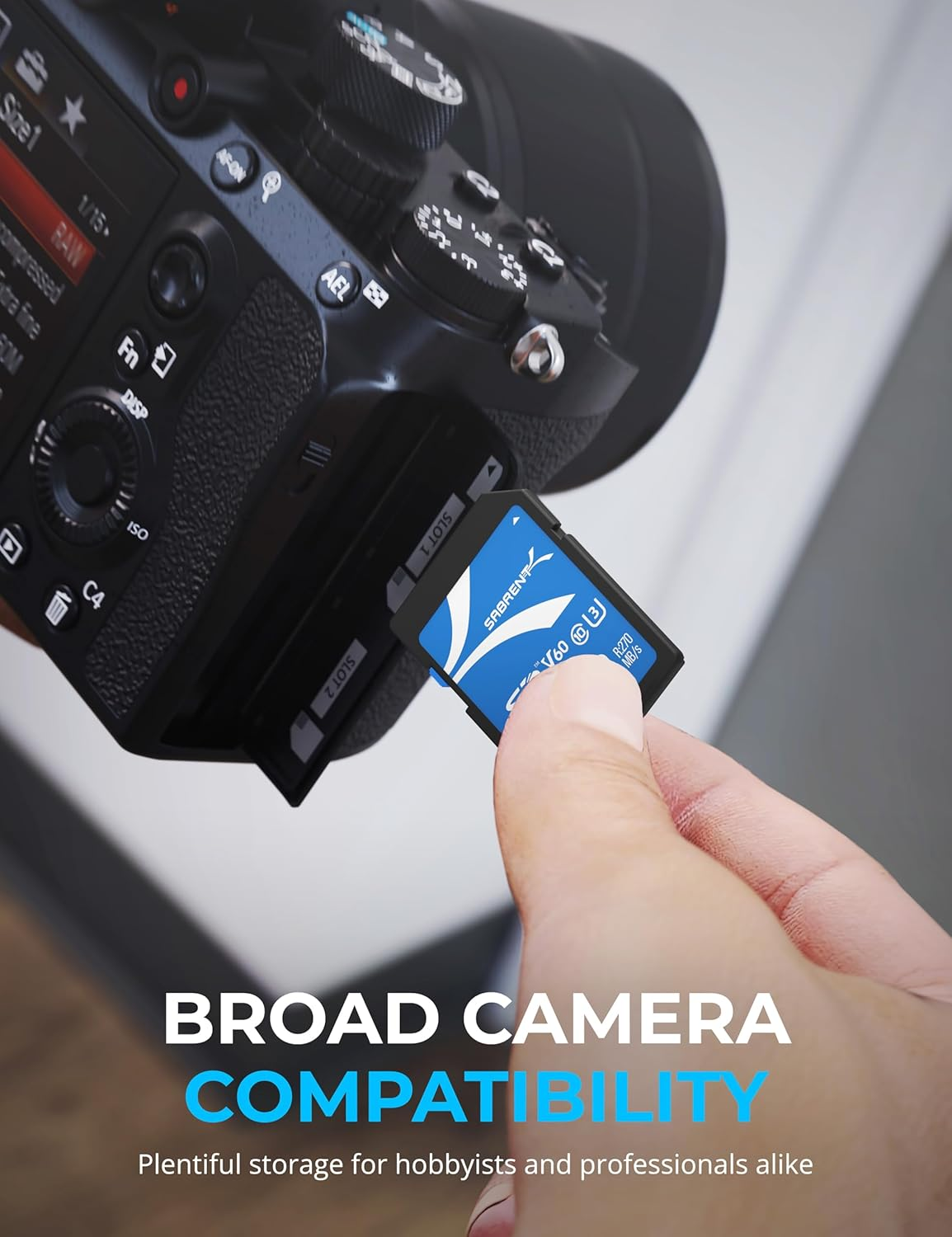 SABRENT Rocket V60 1TB SD UHS-II Memory Card R270Mb/S W170Mb/S (SD-TL60-1TB) image number 4