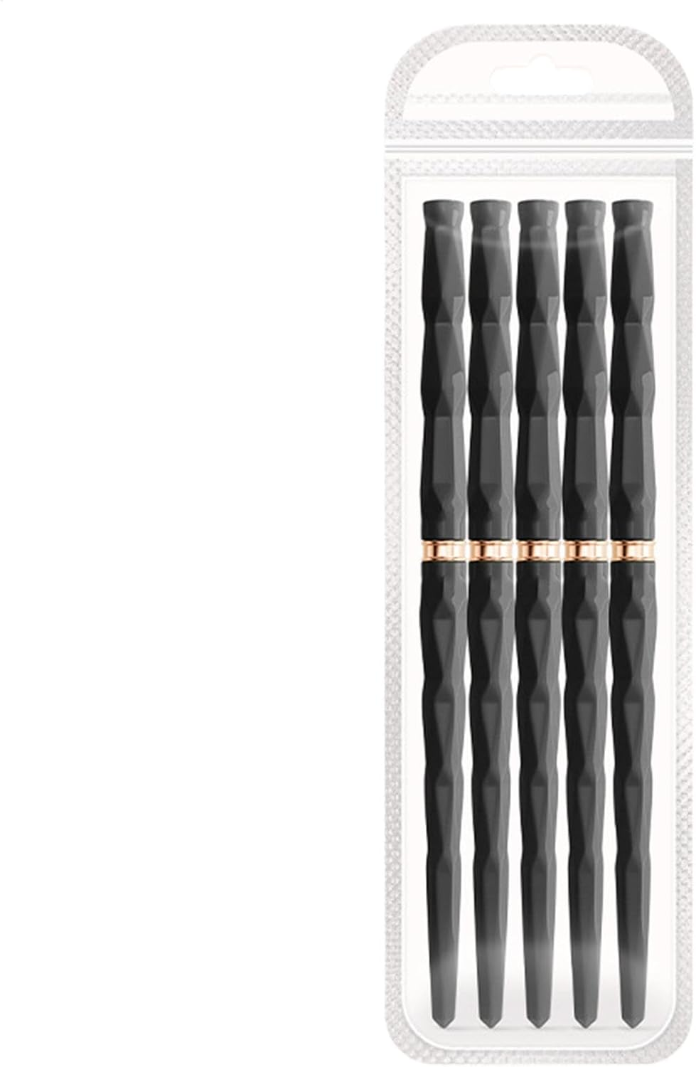 Hogvinnatil Liner Nail Art Brush 5 Pieces Nail Art Brushes for Nails Sizes 7/9/11/15/25Mm UV Gel Polish Painting Nail Design Tools for Long Lines, Thin Details, Fine