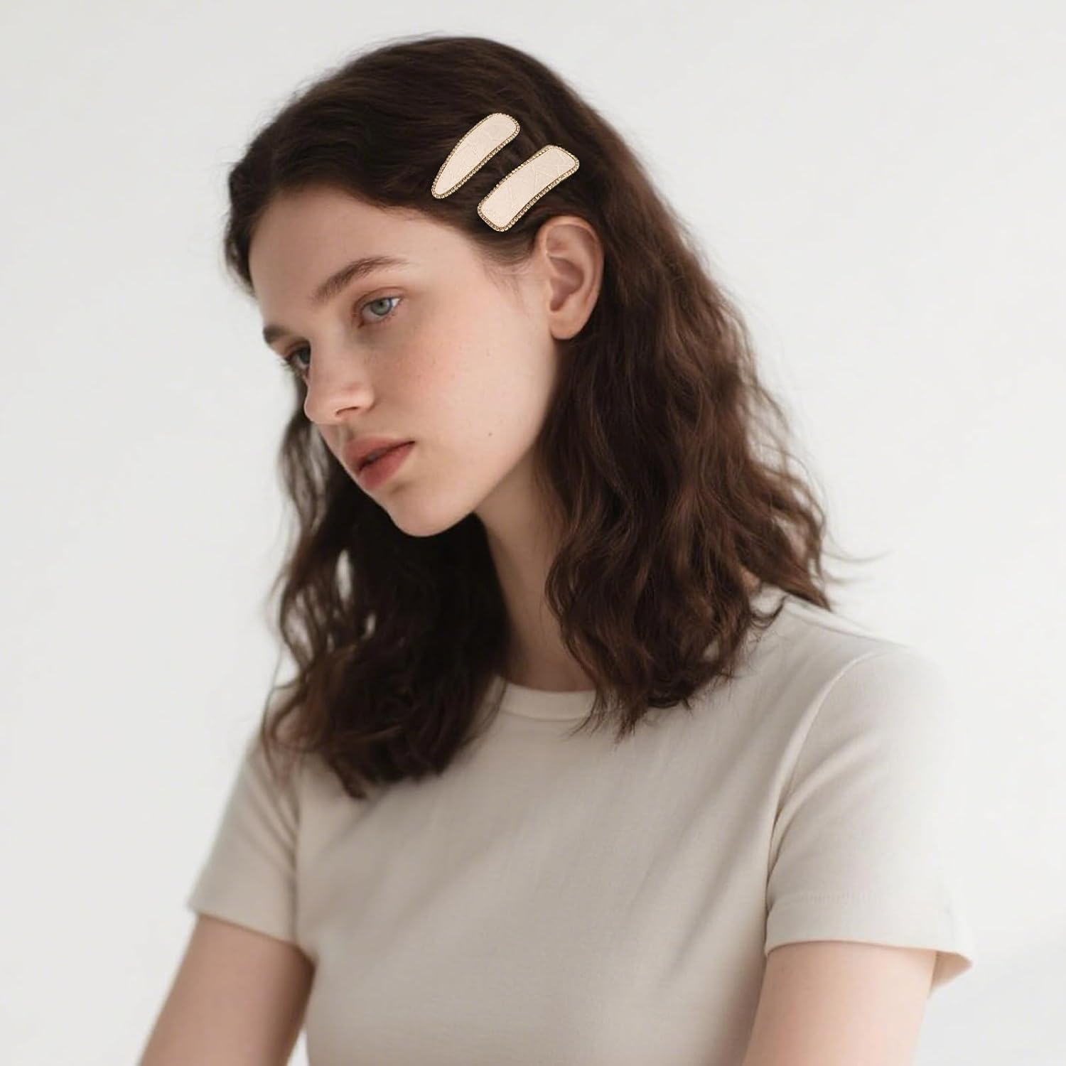 Srotmirw Women'S Hair Clips, Pack of 12 Hair Accessories for Women in Brown Series for Women and Girls in Daily Life image number 5