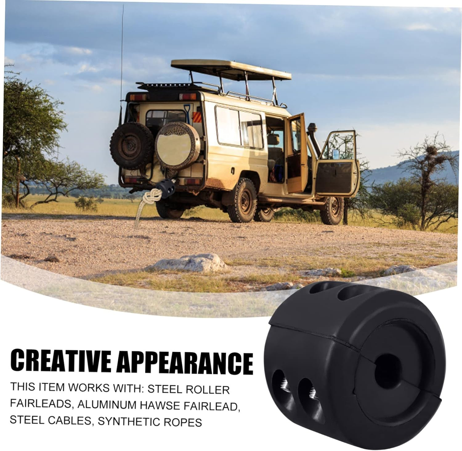 DOITOOL Winch Hook Stop Rubber Cable Stopper for ATV Winch Hook Stop Compatible Trucks Trailers Off-Road Vehicles Camping Accessories