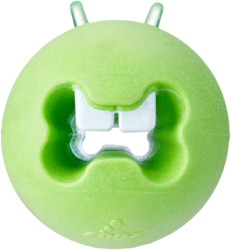 Rogz Fred Erratically Bouncing Treat Dispenser Ball Dog Toy Pink Medium