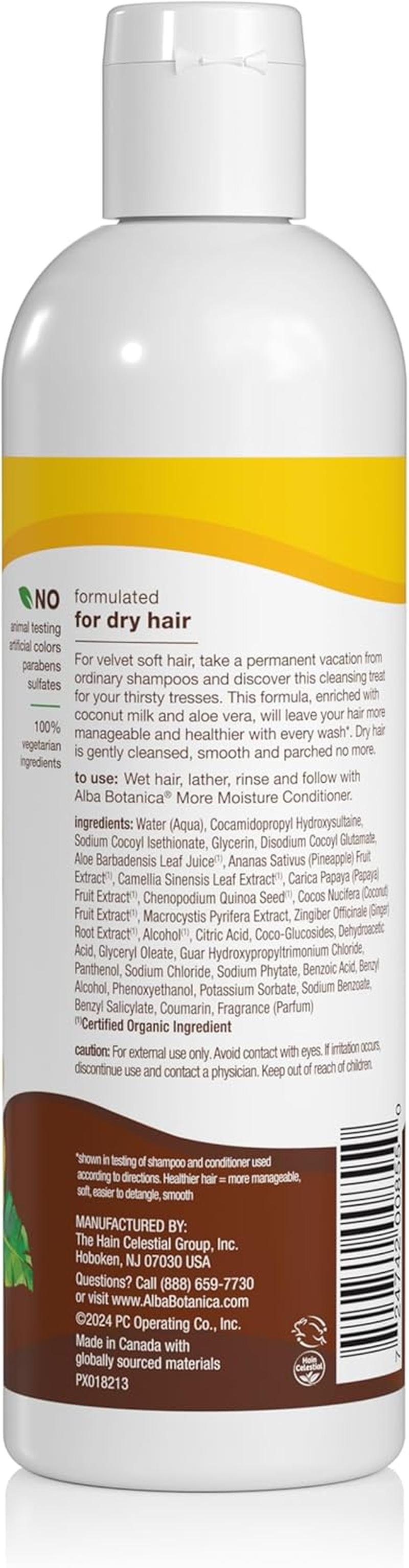 Alba Botanica Hawaiian Extra-Rich Hair Wash - Coconut Milk - 12 Oz image number 1