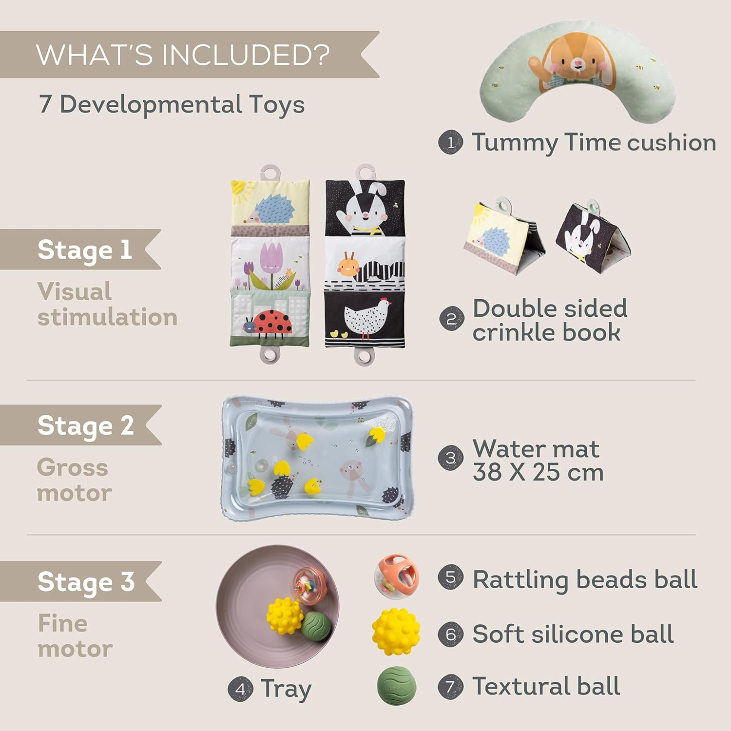 Taf Toys Tummy Time Kit image number 6