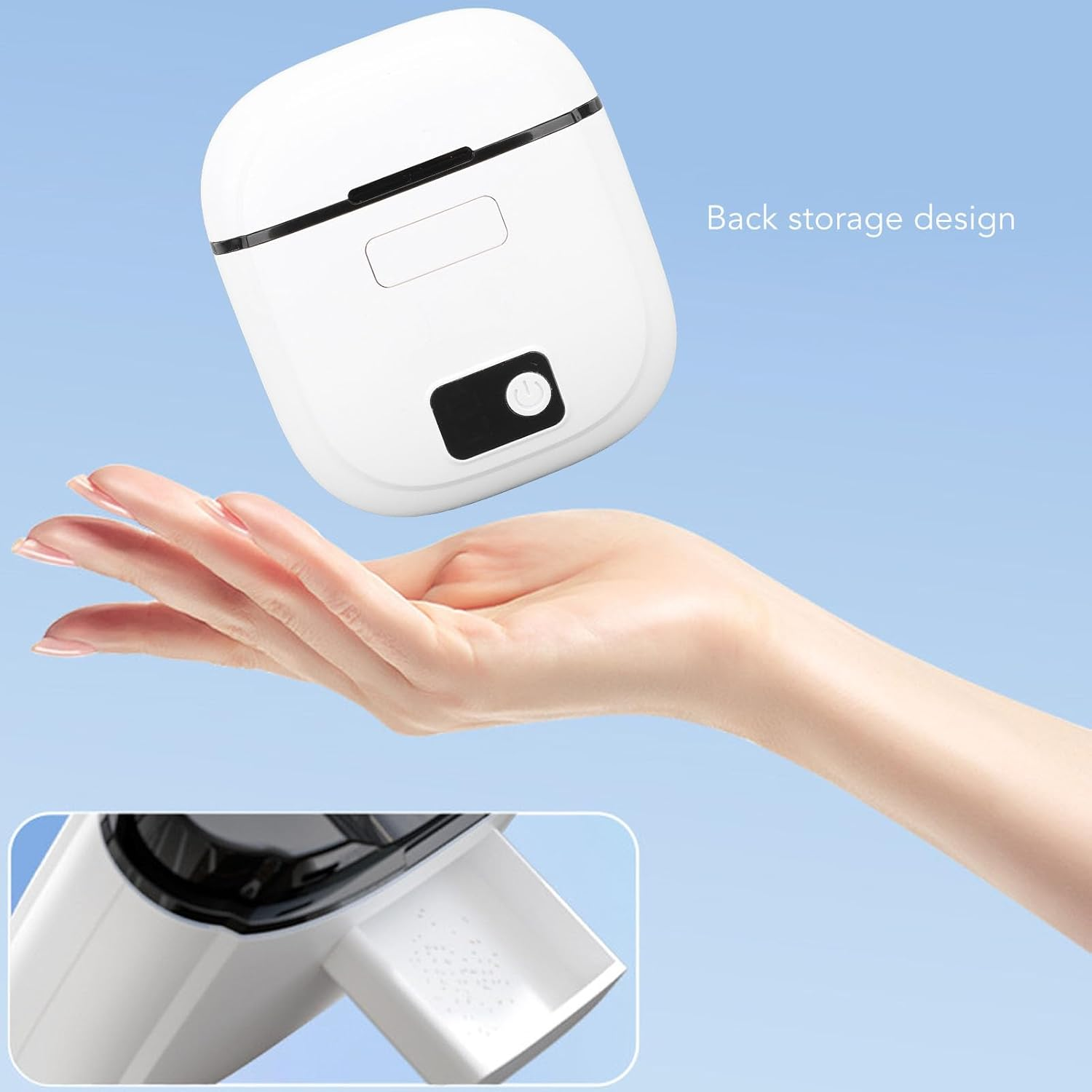 Electric Nail Clippers for Adults, Rechargeable Nail Trimmers for Seniors, 3 Speeds Fingernail Grinder with Low Noise for Adults Seniors Children image number 6