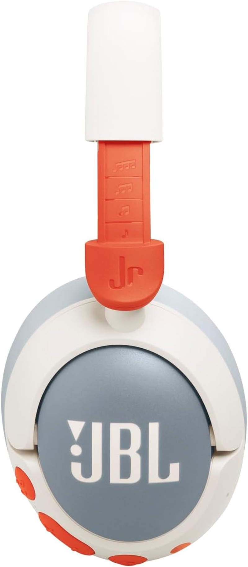 JBL Junior 470NC, JBL Safe Sound <85Db, Parental Control with Customizable Volume & Playtime, Easy Monitoring, Active Noise Cancelling, Built-In Mic, White