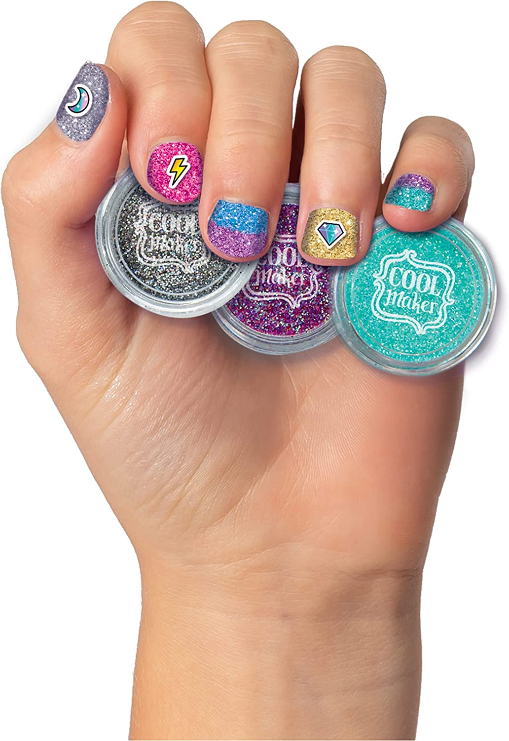 Cool Maker, GO Glam Glitter Nails DIY Activity Kit for 5 Manicures, for Kids Aged 8 and Up image number 6