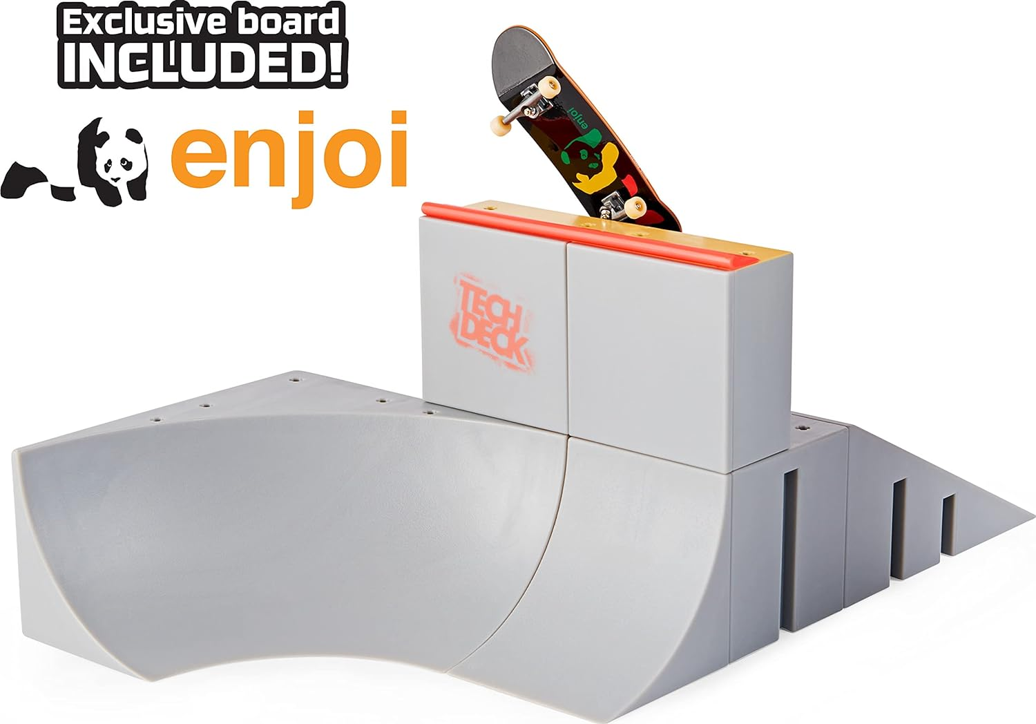 Tech Deck Bowl Builder X-Connect Park Creator, Customizable and Buildable Ramp Set with Exclusive Fingerboard, Kids Toy for Ages 6 and Up, 6062886 image number 4