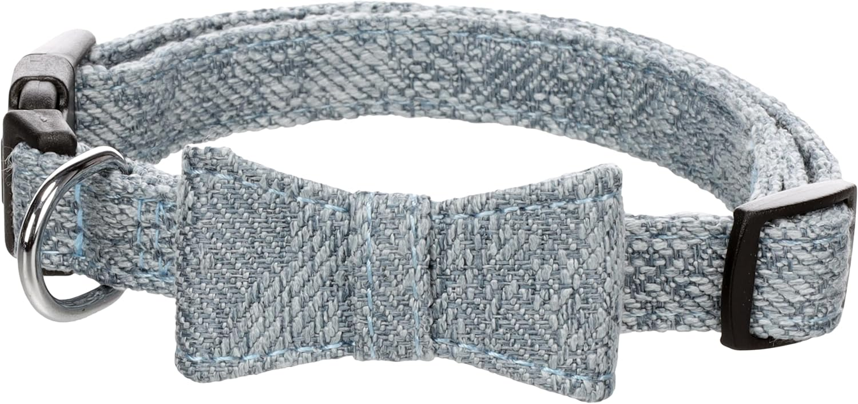 Flamingo Dog Collar with Bow Nelson Blue S 30-45 Cm 15 Mm image number 2