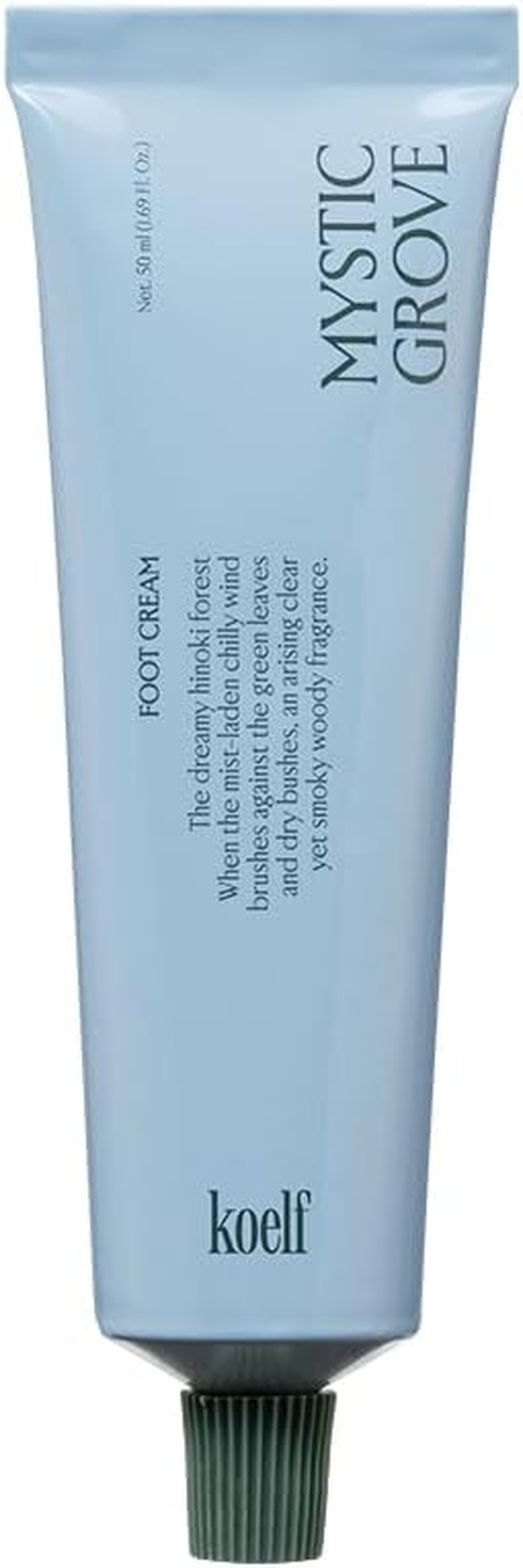 Koelf Foot Cream Mystic Grove 50Ml (1.69 Fl. Oz.) - Foot Care, Odor Care, for Dry & Rough Skin, Hinoki Scented, Cypress, Amber, Foot Repair Cream with Urea, Enzyme, Glycolic Acid for Smooth Skin image number 6