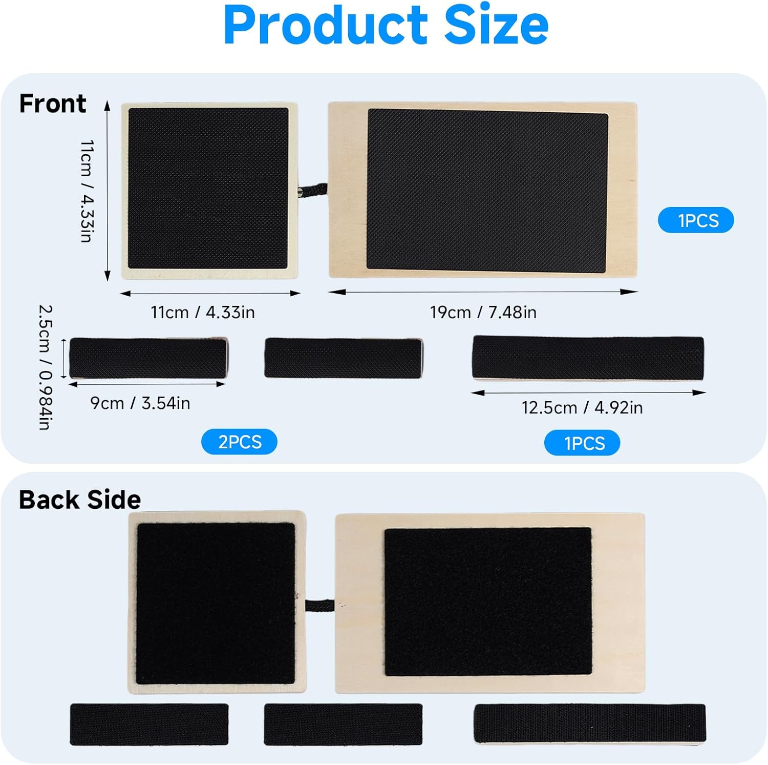 Ankle Foot Strengthener Balance Board Exerciser,Wooden Non Slip,Single Leg Stability Trainer Balance Board, Posture Corrector Foot Stretcher for Plantar Fasciitis Relief & Physical Therapy image number 1