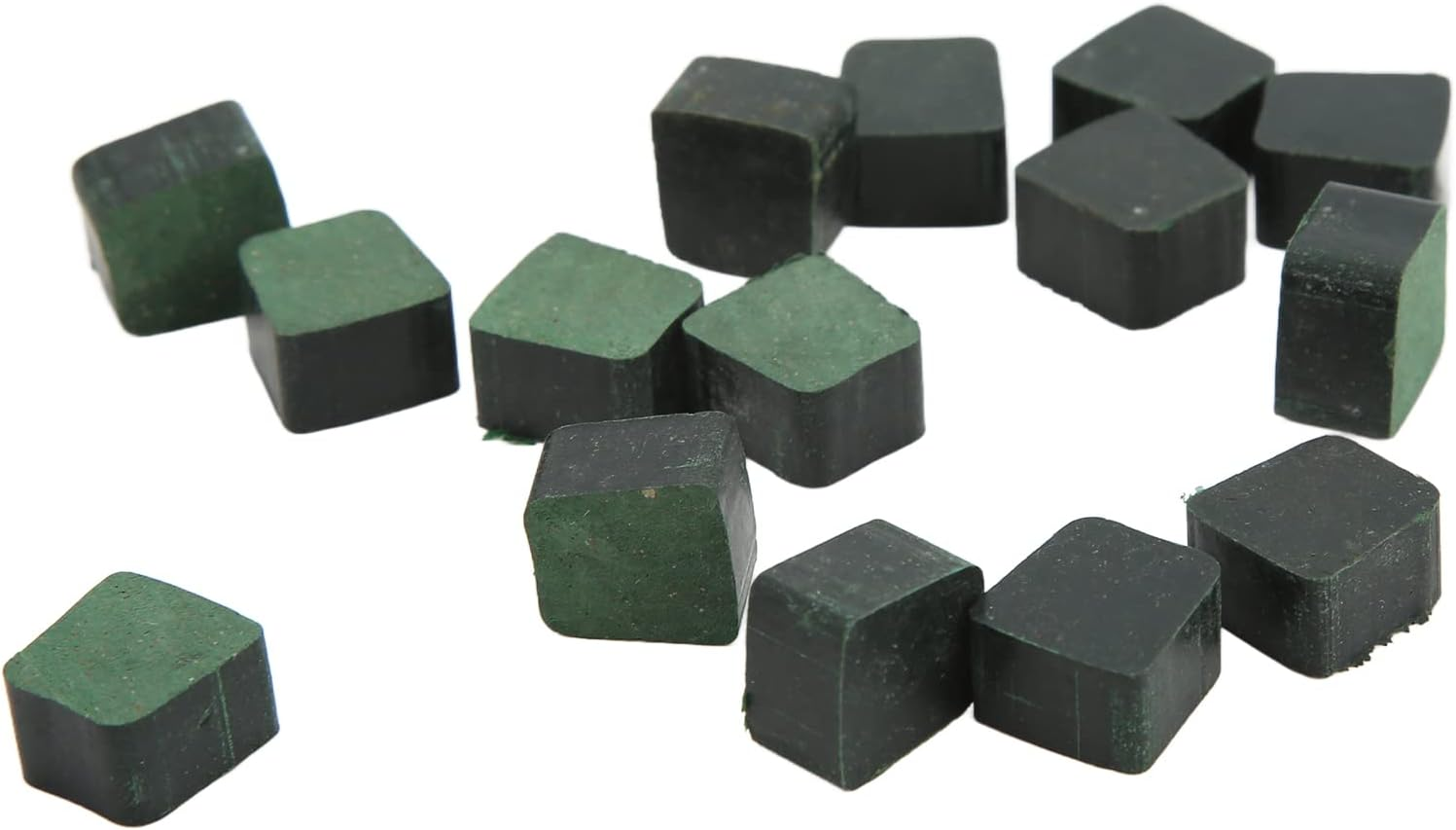 15Pcs Motorized Pads, ABS Square Shape Green Engine Pads Replacement for to Motorized Bike Gas Engine Parts