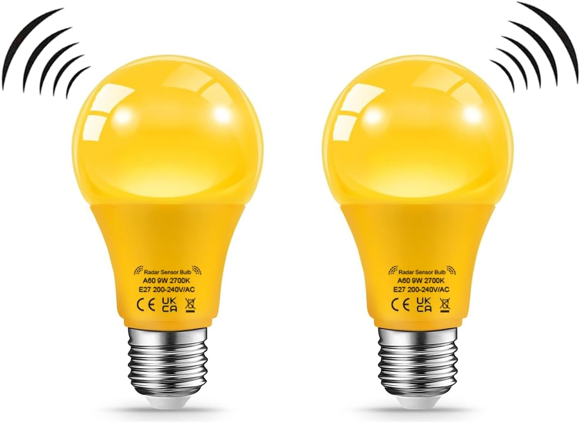 KOOYWAN 9 W Green LED Lamp with Motion Sensor for Wedding Halloween Christmas Party Bar Decor, Porch, Home, Holiday Lighting, Decorative Lighting Bulbs