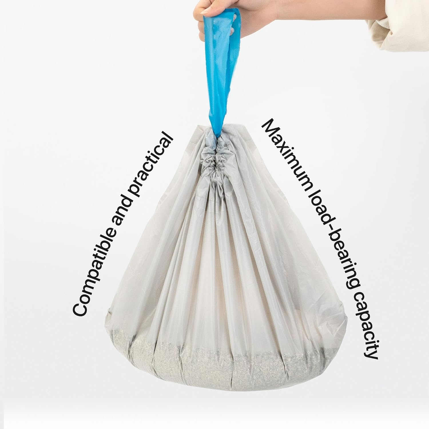 Neakasa Replaced Waste Bags-2 Rolls, Cat Litter Waste Receptacles Bags for M1 Open-Top Self-Cleaning Cat Litter Box image number 3