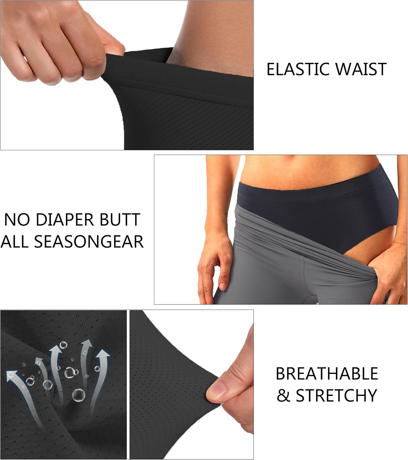 GERZHIUBN Women'S Cycling Underwear 4D Padded Bike Biking Bicycle Briefs Shorts Breathable Quick-Dry image number 6