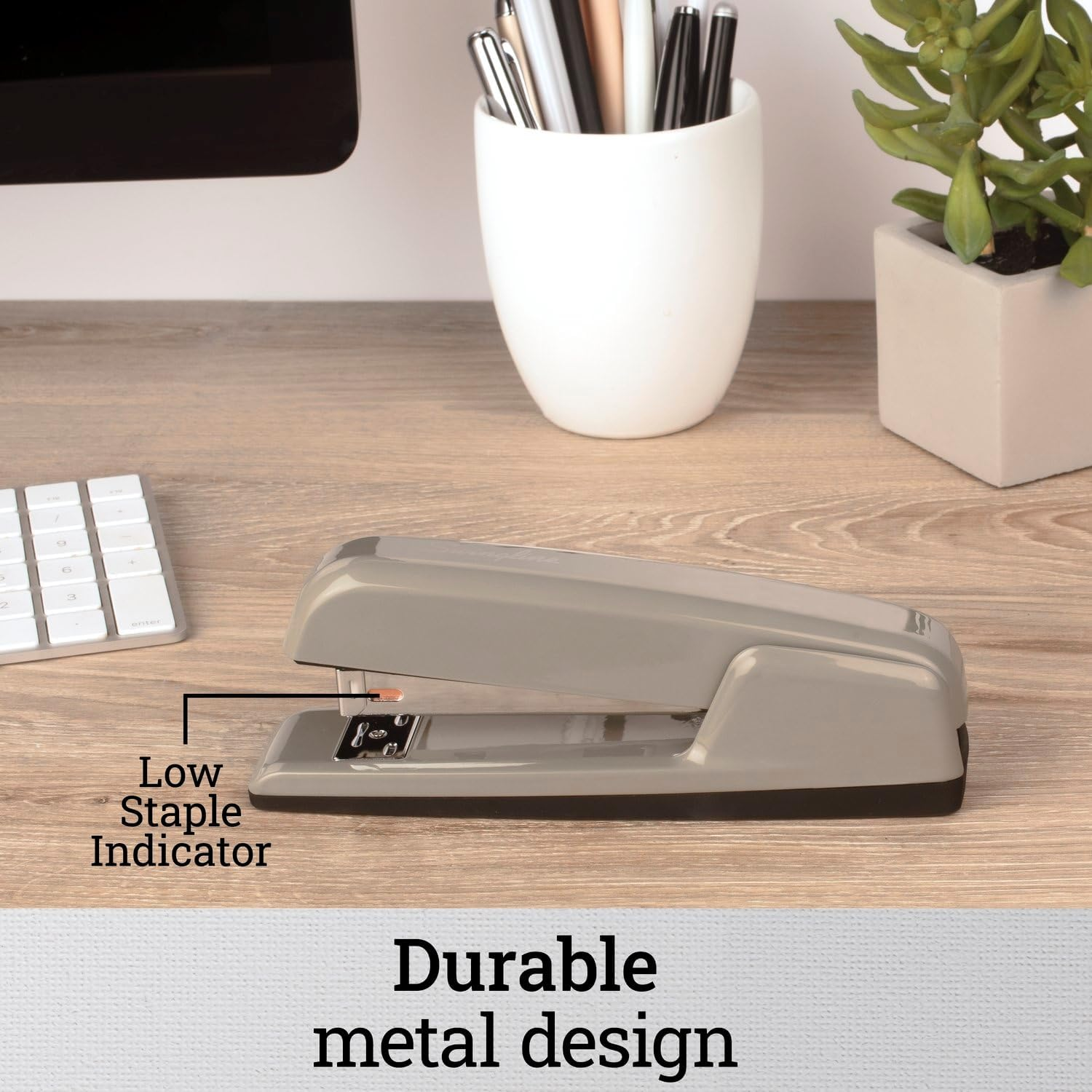 Swingline Stapler, 25 Sheet Capacity, 747 Business Stapler, Jam Free, Metal, Steel Gray (74759) image number 6