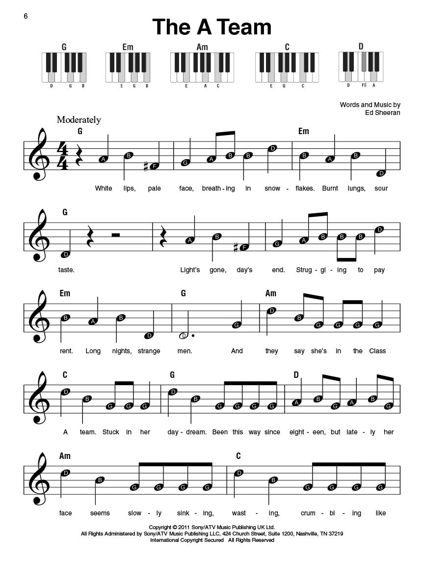 Hal Leonard Hit Songs Super Easy Song Book image number 2