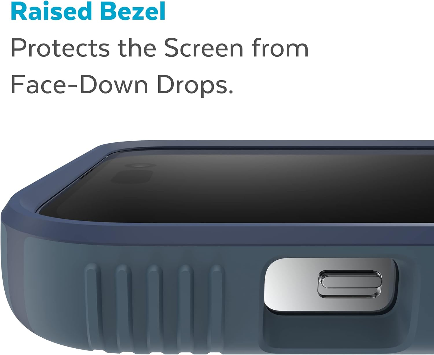 Speck Iphone 14 Pro Case - Drop Protection, Built for Magsafe, Scratch Resistant - No Slip Grip with Soft Touch Coating Iphone 14 Pro 6.1 Inch - Mystery Blue/Faded Denim Candyshell Pro