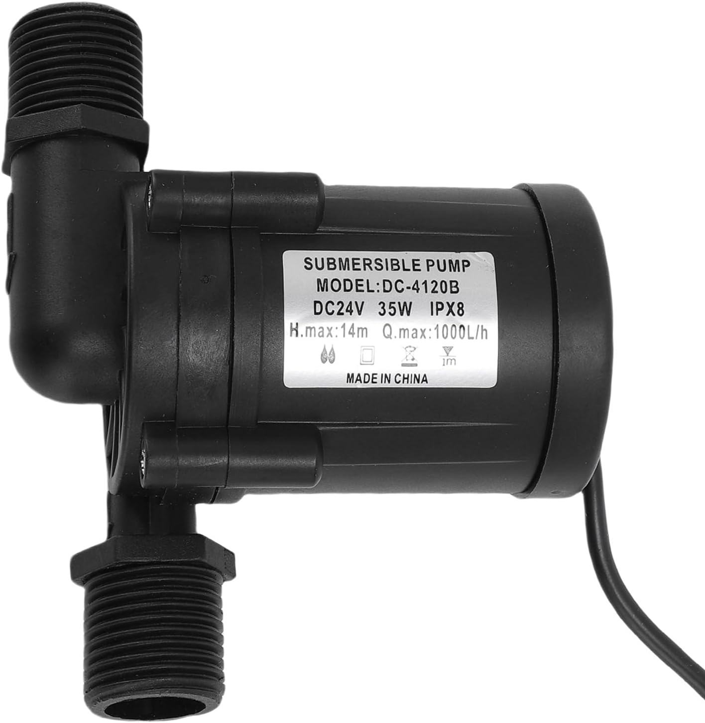 Jiawu 24V DC Brushless Efficient Motor Fish Ponds Aquarium Outdoor Plastic 1 X Submersible image number 6