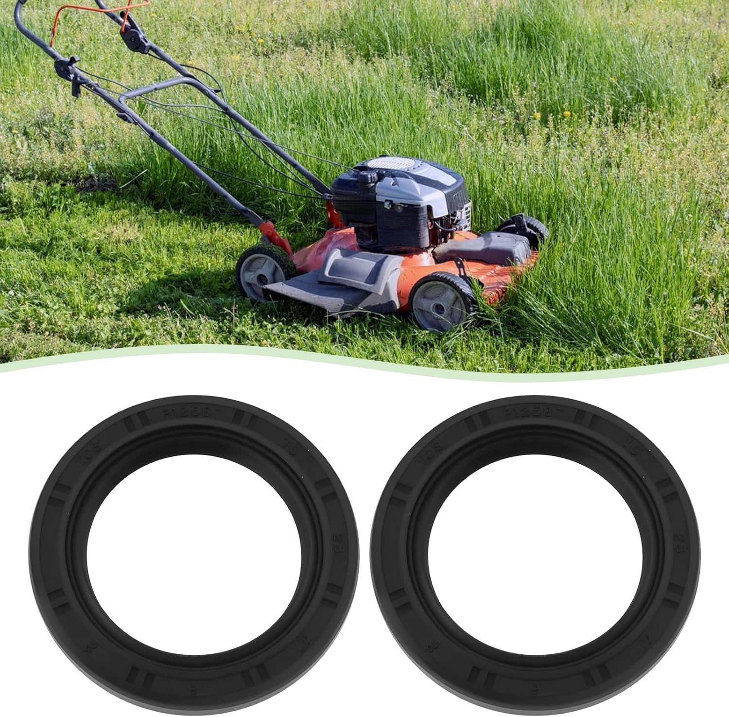 SG Store 2Pcs Equipment Oil Seal 28 * 41.25 * 6Mm Replacement Part 91202-ZL8-003 Compatible with Honda for Lawn Mowers Generators Water Pumps image number 4