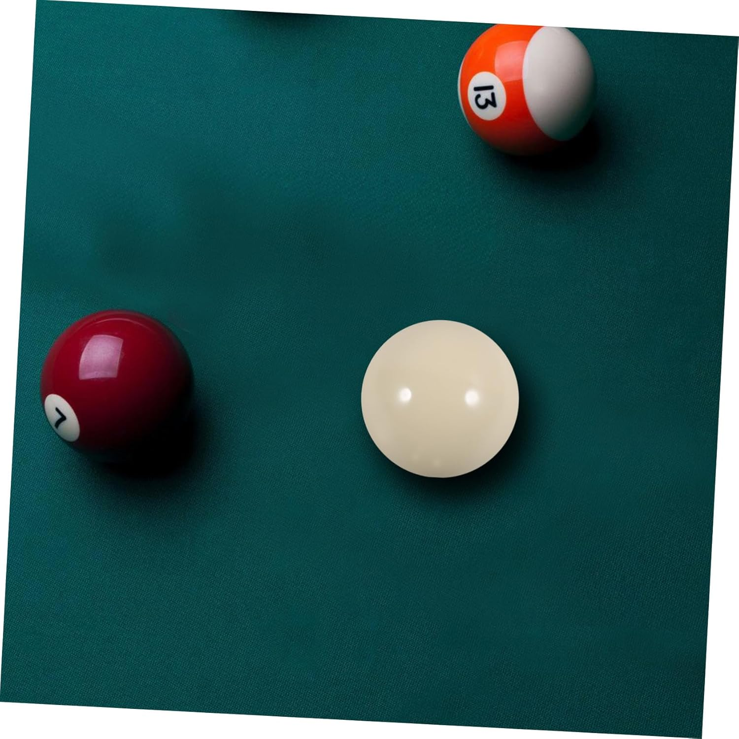 LAPYAPPE Billiard White Ball Pool Balls for Billiards Training Resin Material Replacement image number 3