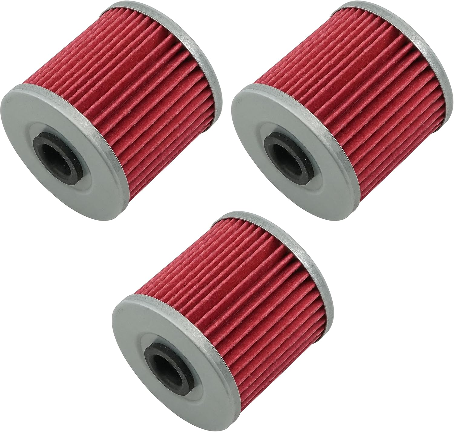 Caltric 3 PACK OIL FILTER Fits KAWASAKI 650 KLR650 KLR-650 1 image number 3