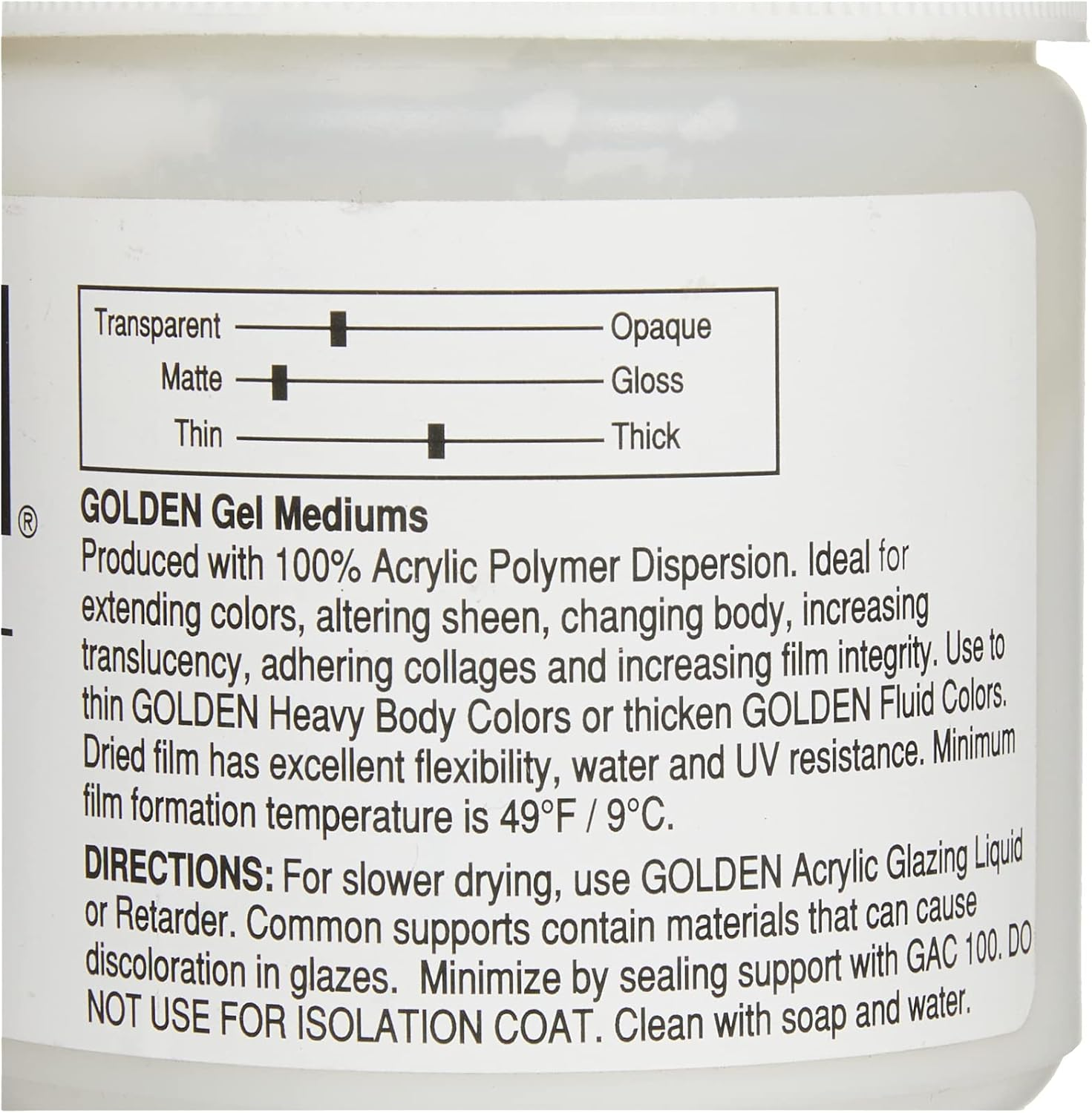 Golden Soft Matte Gel Medium-8 Ounce