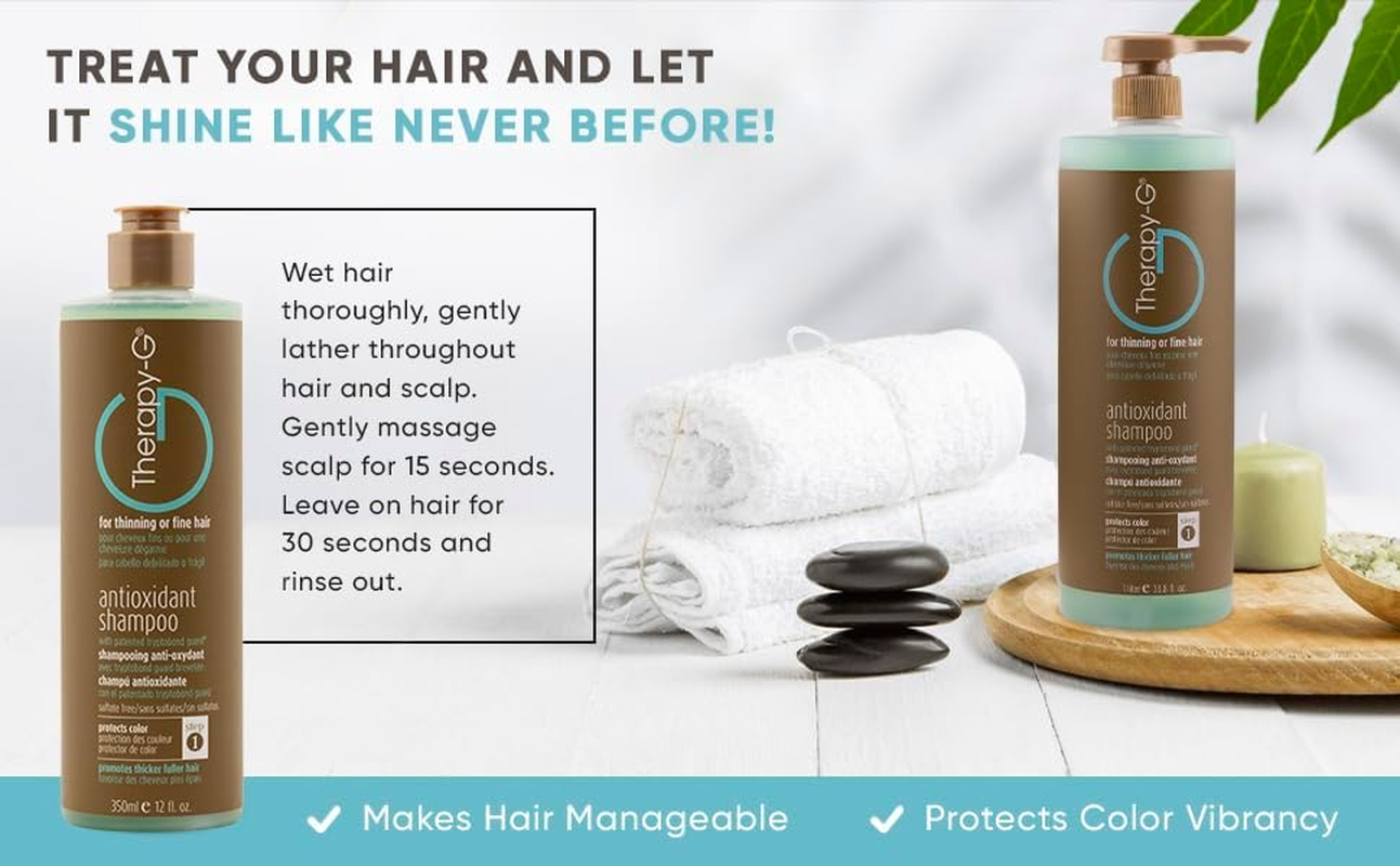 Therapy-G Antioxidant Shampoo Step 1 ( for Thinning or Fine Hair ) - 1000Ml/33.8Oz