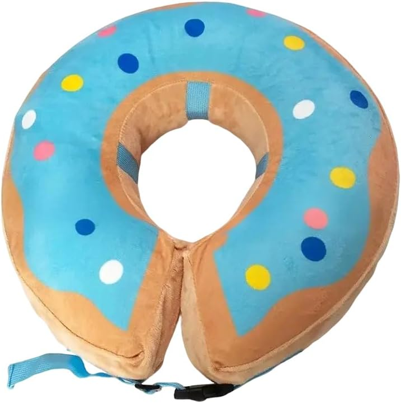 Soft Protectacollar - Inflatable Protective Collar for Dogs and Cats, Post-Surgery E-Collar Neck Support (Blue, S) image number 5