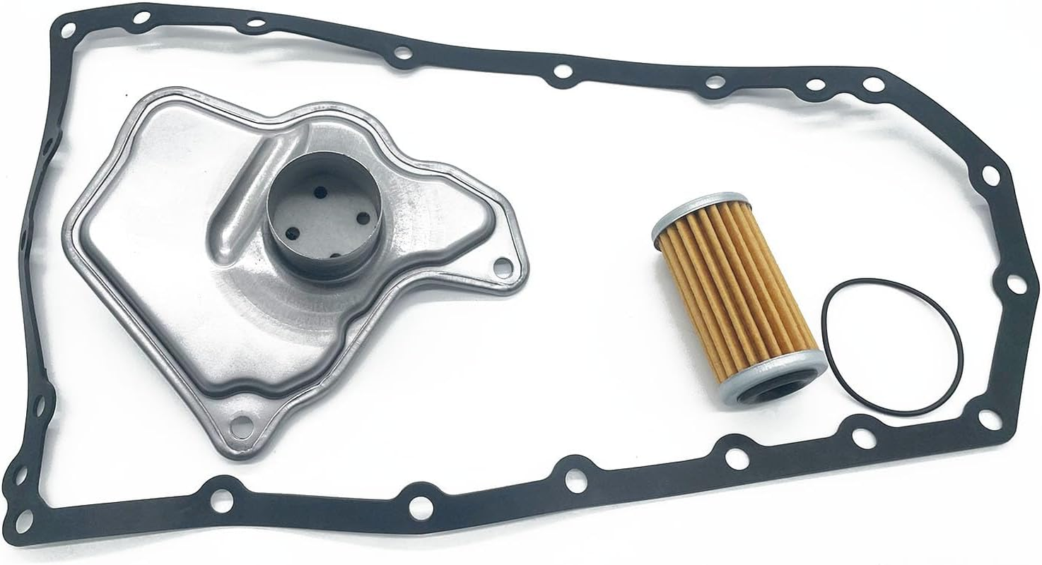 JF019E RE0F10J Transmission Filter Oil Pan Gasket Kit Compatible with Nissan 2012-2021 Altima Juke Maxima Murano Pathfinder Quest Rogue Sport 1.6L 2.0L 2.5L 3.5L 3.5L Replaces 31728-29X0D 31726-3JX0A image number 2