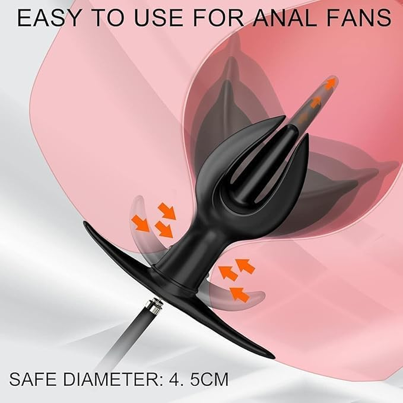 Expand Inflatable Oversized Enema Training Butt Plug Anal Toy for Adult Men Women Sex Toys image number 2