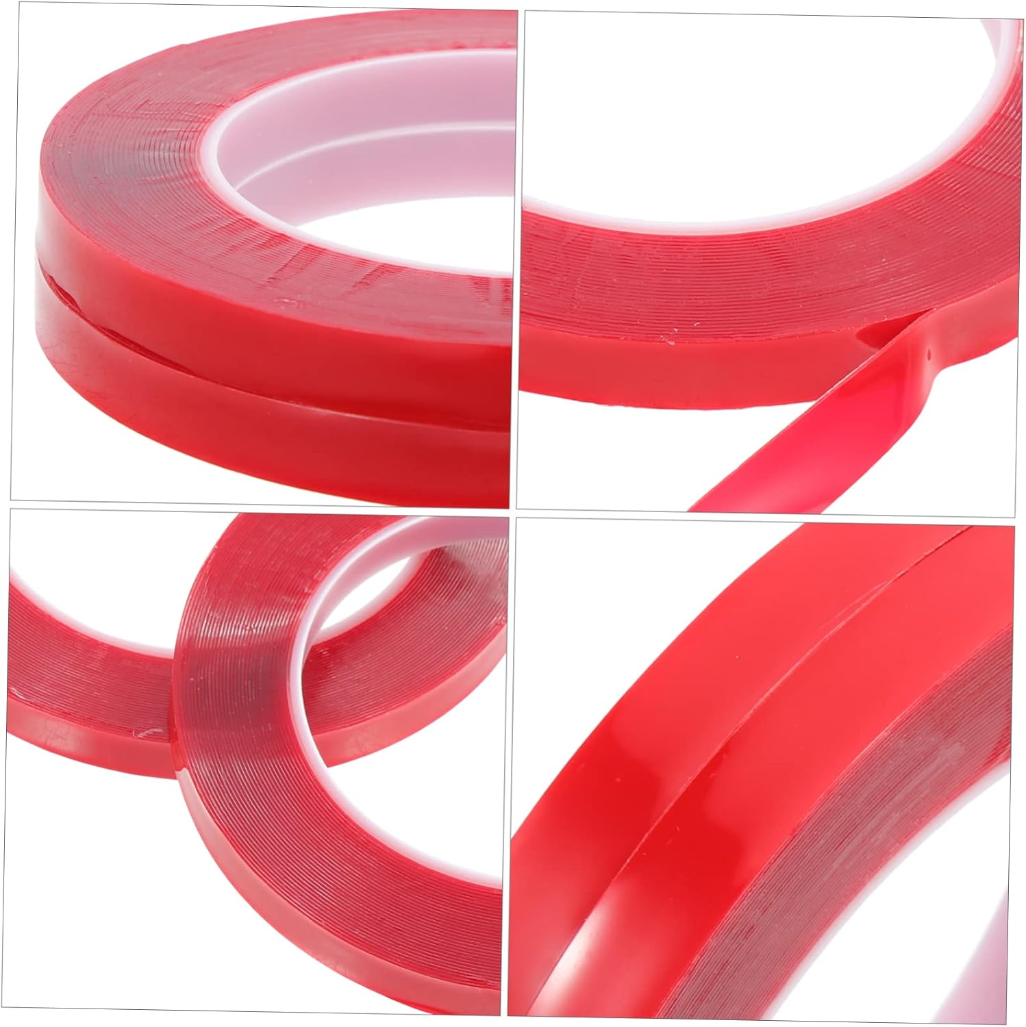 2 Rolls Double-Sided Clear Mounting Tape - Strong Adhesion for Frames, Decorations, Craft Projects - Easy to Use, Transparent, Heavy Duty - 10Mm X 10M image number 3