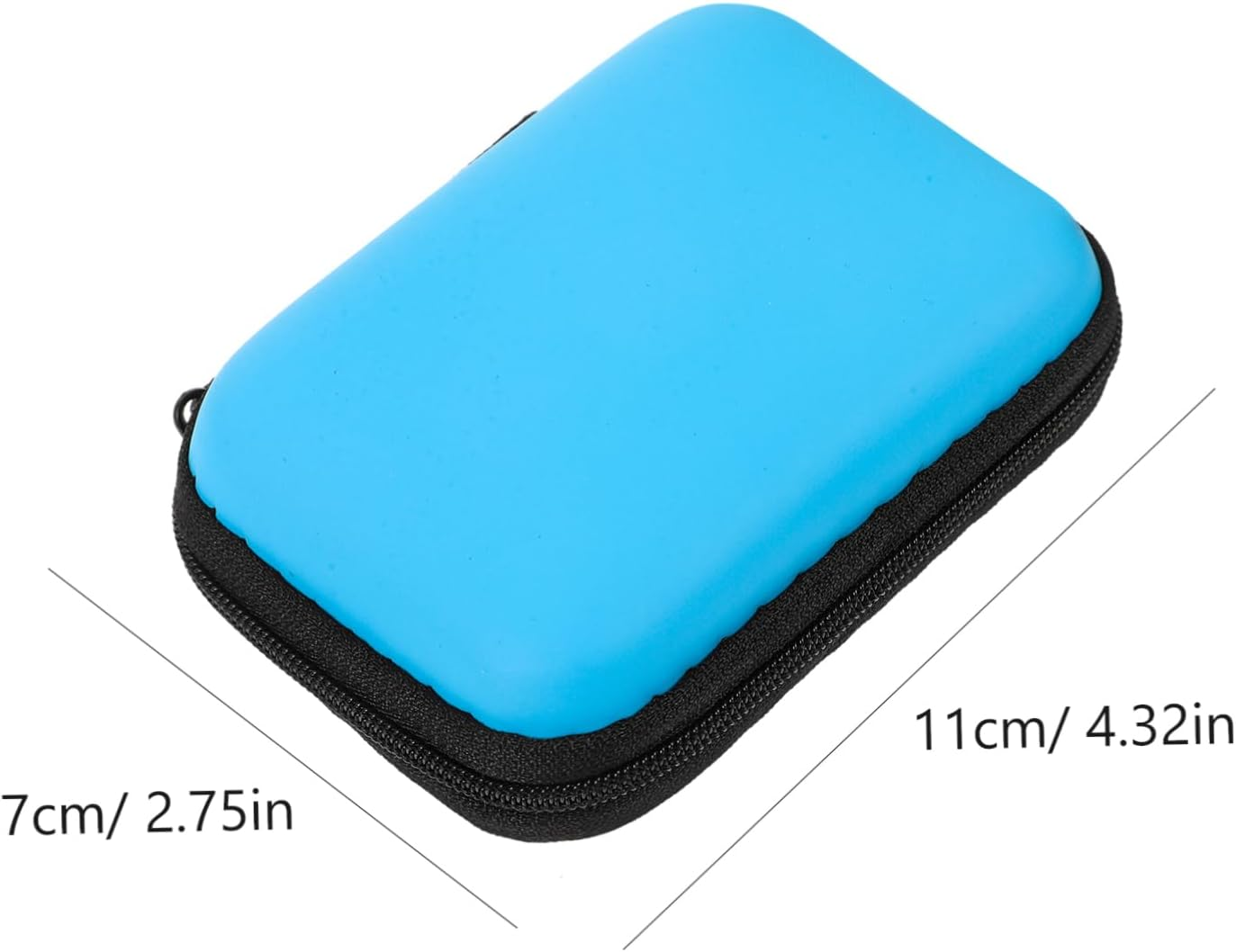 Jojofuny 2Pcs Portable Hard Drive Case Protective Storage Box for Travel Accessories Travel-Friendly Organizer for Accessories Clothing Shoes and Cosmetics image number 2