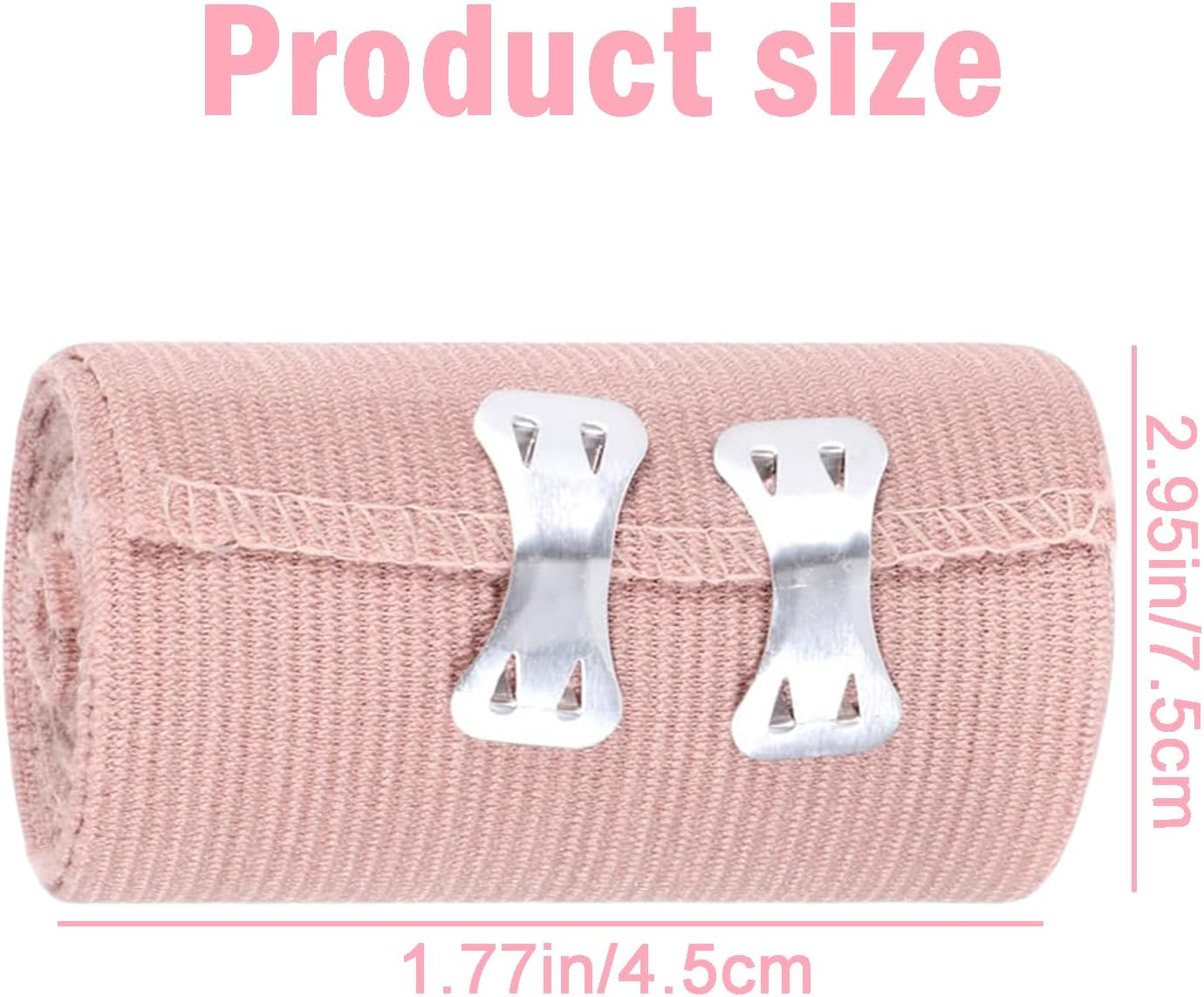 2 Pcs Compression Elastic Bandage, Elastic Bandage Wrap for Knee, Foot, Legs, Wrist, Arm, Ankle, Thigh, Calf - 10Cm X 450Cm (Length after Stretching: 450Cm) image number 1