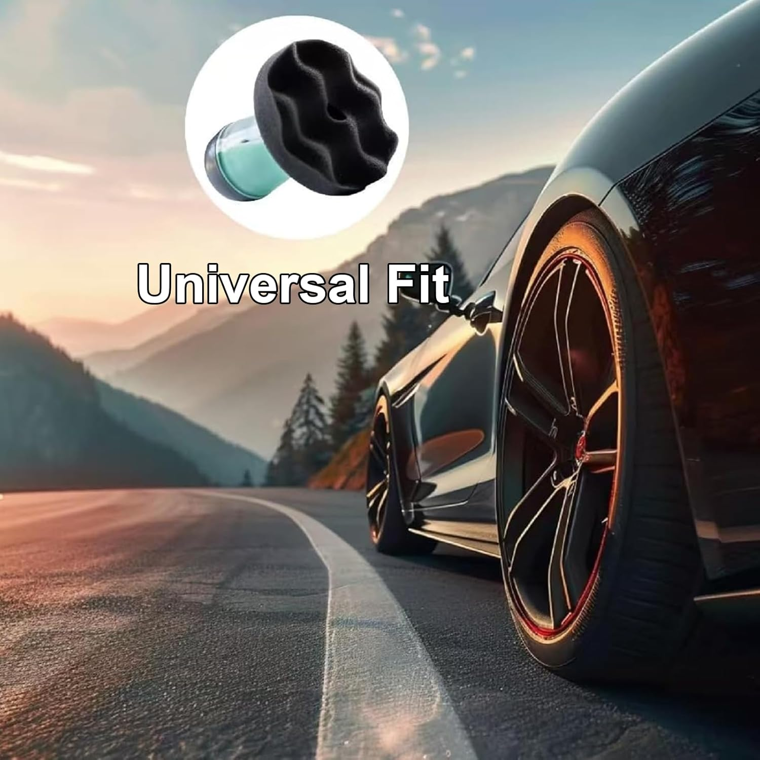 Flow Tire Shine Applicator &ndash; Reusable Tire Dressing Tool for Even, Streak-Free Shine, Easy & Mess-Free, Perfect for Car & Truck Tires image number 5