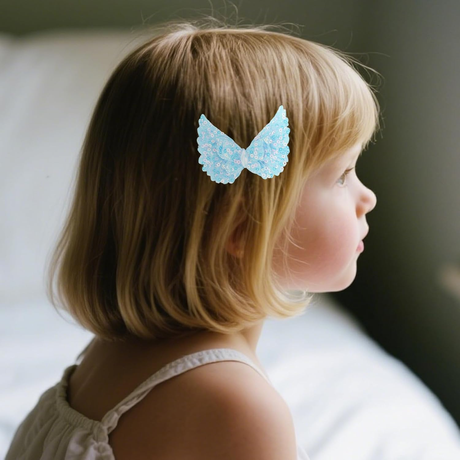 Srotmirw Women'S Hair Clips, Pack of 6 Bow Wing, Hair Accessories for Women with Sequins, for Women and Girls in Daily Life image number 6