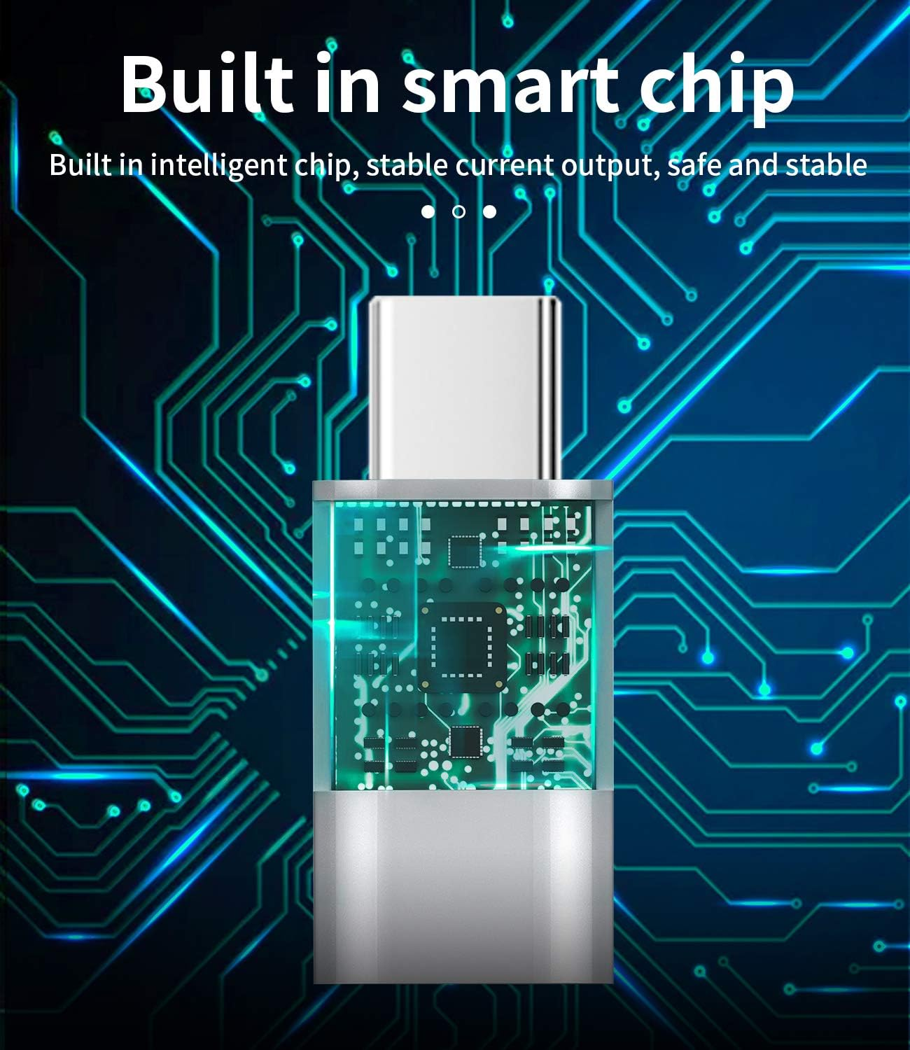 3Pack,Usb C Male to Micro USB Female Adapter, for Ipad Pro Air4 Compatible for Samsung Galaxy S21 S20 plus Note,Pixel 5 4Xl,V35,Moto Charging Data Sync Type C Power Charger Connector Cable - Multicolor image number 2