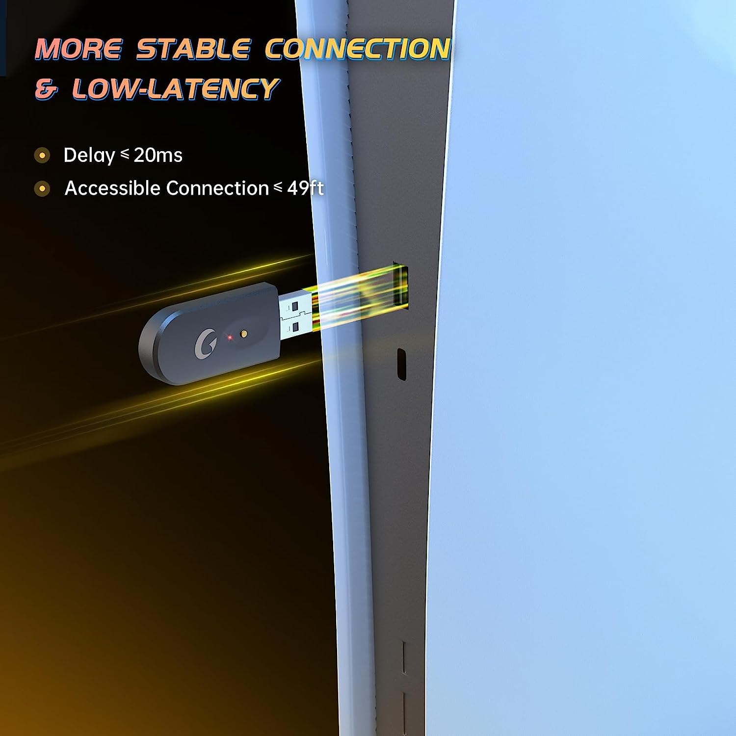 Gvyugke Gaming Headset, 2.4Ghz Wireless Gaming Headphone for PS4, PS5, PC, Mac, 5.2 Bluetooth Headphone with Detachable Noise Canceling 3D Microphone, 3.5Mm Wired Mode for Xbox Series image number 5