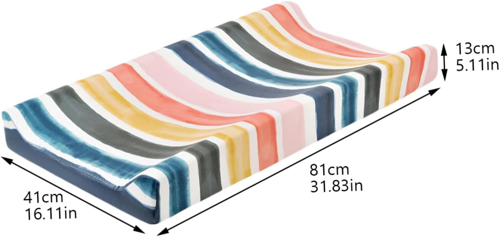 Abaodam Washable Baby Changing Pad Cover Removable Elastic Design for Newborns, Reusable Diaper Changing Pad Sheet Suitable for Nursery and Travel image number 2