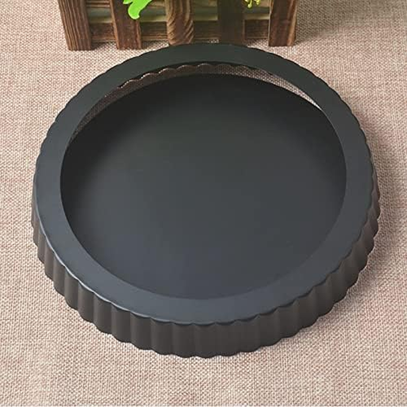 9 Inch Pizza Pie Pan Removable Bottom Baking round Cake Mold Christmas Baking Dishes Kitchen Tools Zhengpingpai image number 2