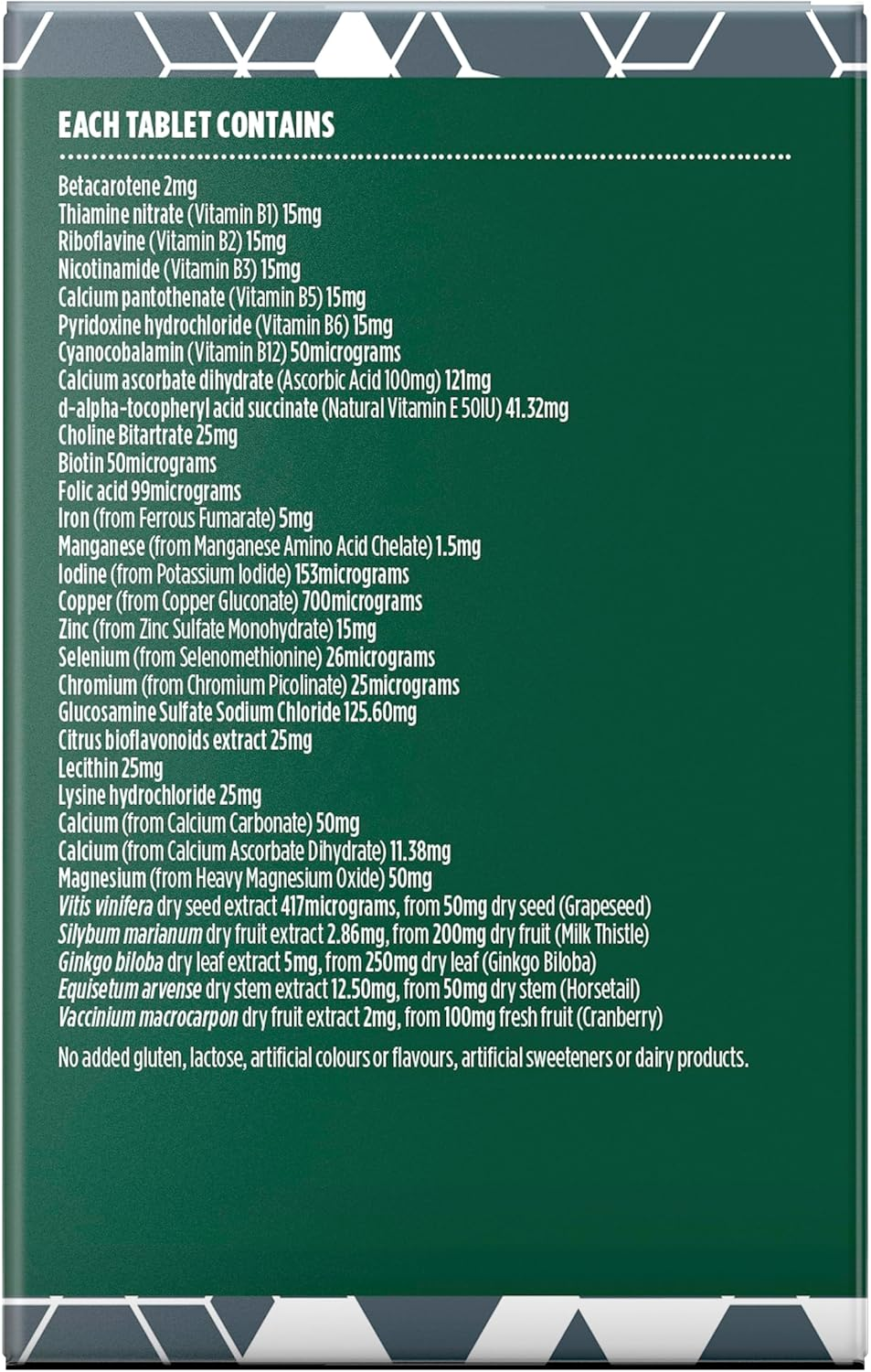 Nature'S Own Bodyfuel 50+ Years Multivitamin Tablets 60 - Supports Energy Production & Mental Function-Maintains Bone Health & Healthy Immune System Function-Reduces Free Radicals Formed in the Body image number 5